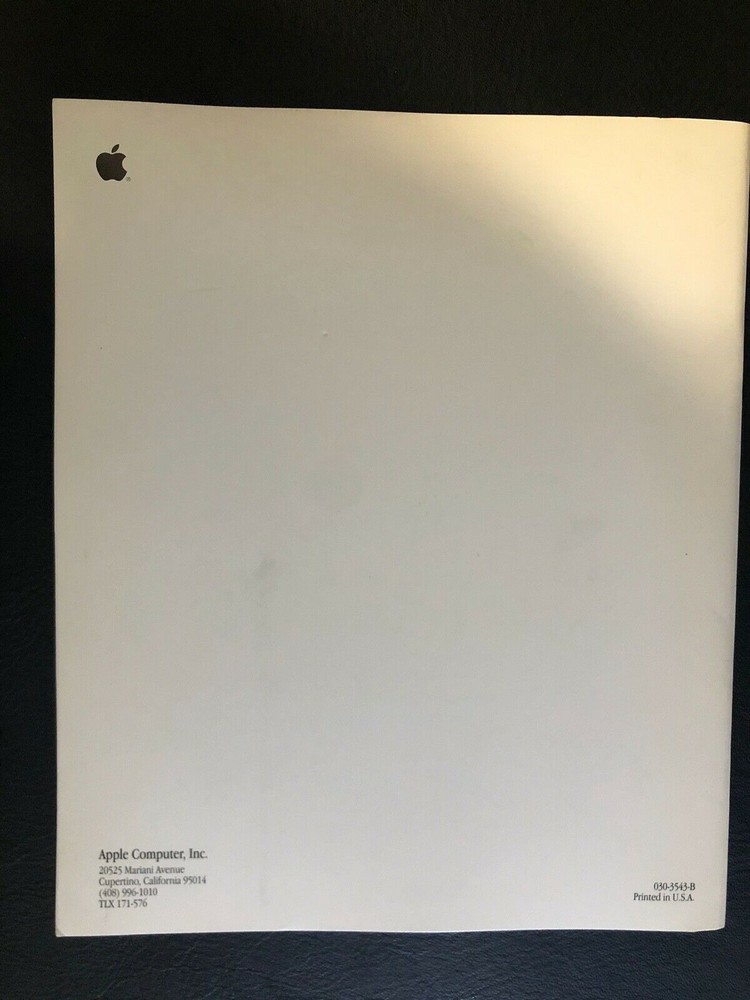 Getting started / Hypercard Basics - Macintosh User Manuals Lot of 2
