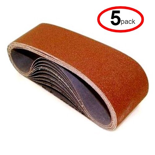 Sait 55364 4"x 24" 60g sanding belt  - (5Pack)