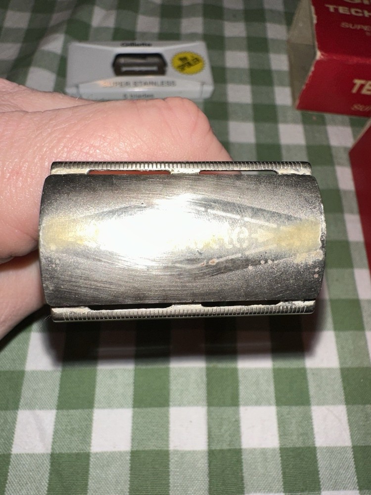 Vintage Gillette Tech Razor W/Blades In Original Box