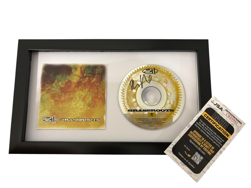 NICK HEXUM 311 SIGNED AUTOGRAPH GRASSROOTS FRAMED CD w/ EXACT PROOF JSA CERT COA