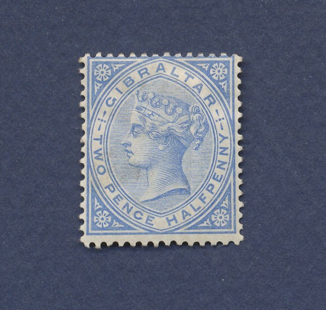 GIBRALTAR - Scott 14a - unused lightly hinged --c