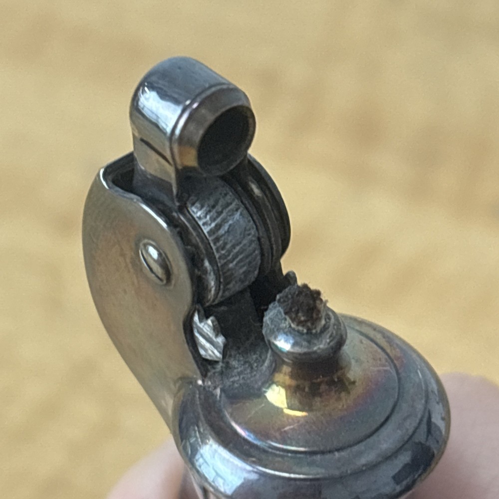 Ronson "DECANTER" Silver Plate TABLE LIGHTER 4 1/2” TALL USA