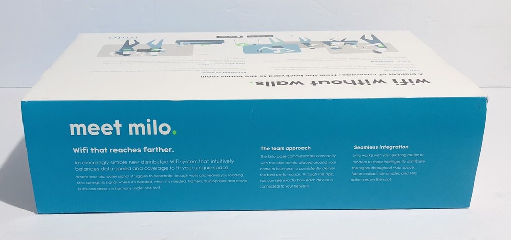 milo 2.0 3-Pack WiFi Range Extenders Whole Home Distributed WiFi