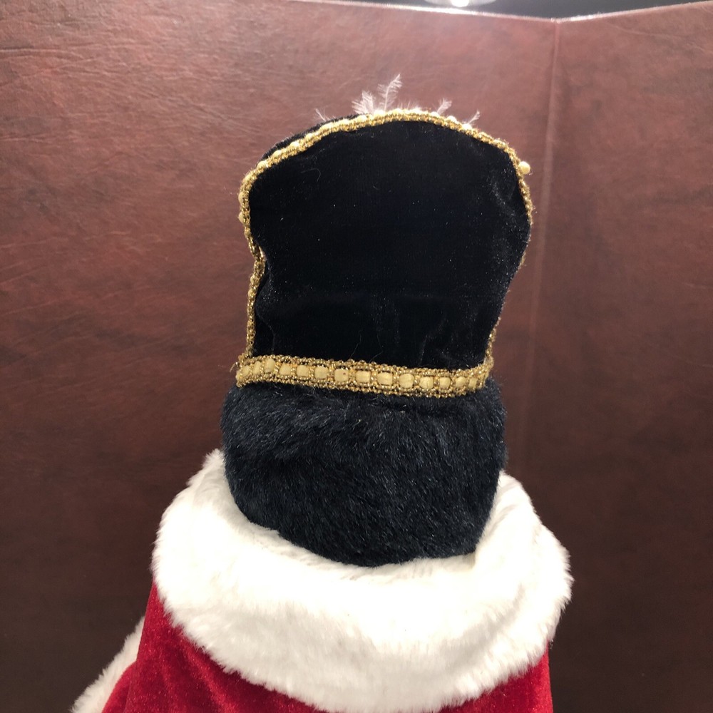 Nutcracker Cape Feather Hat Count Down Blocks on Tray 16”