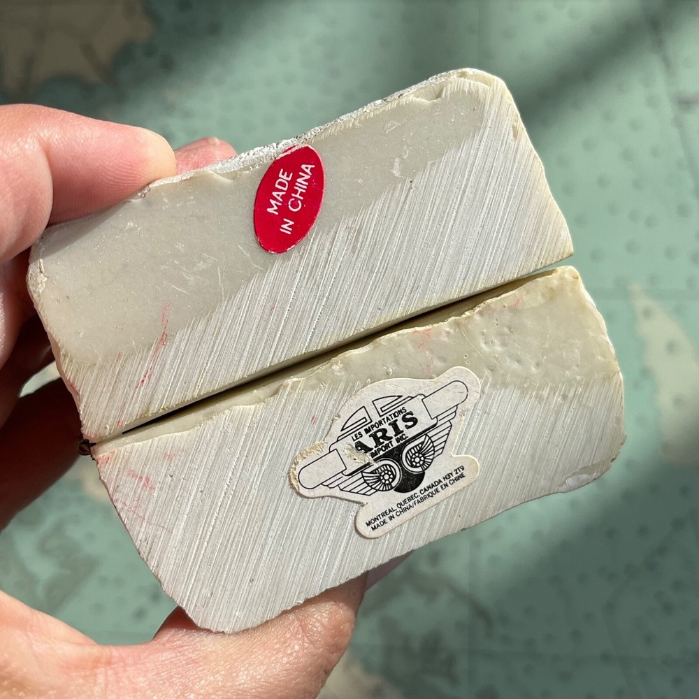 Vintage Hinged Union Tiny Station Ceramic Building