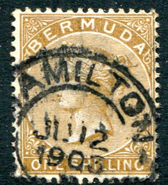 BERMUDA: (15893) HAMILTON postmark/QV cancel 1903