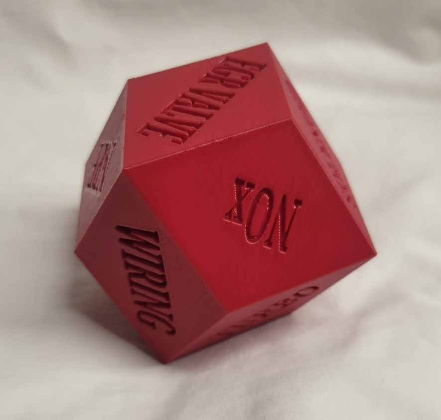 Diagnostic die (gag item)