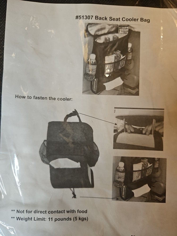 Backpack Seat Cooler #51307 Black