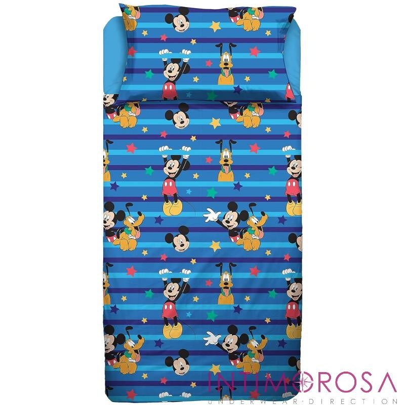 Disney 100% Cotton Single Bed Pillowcase + Corner Bottom + Sheet...