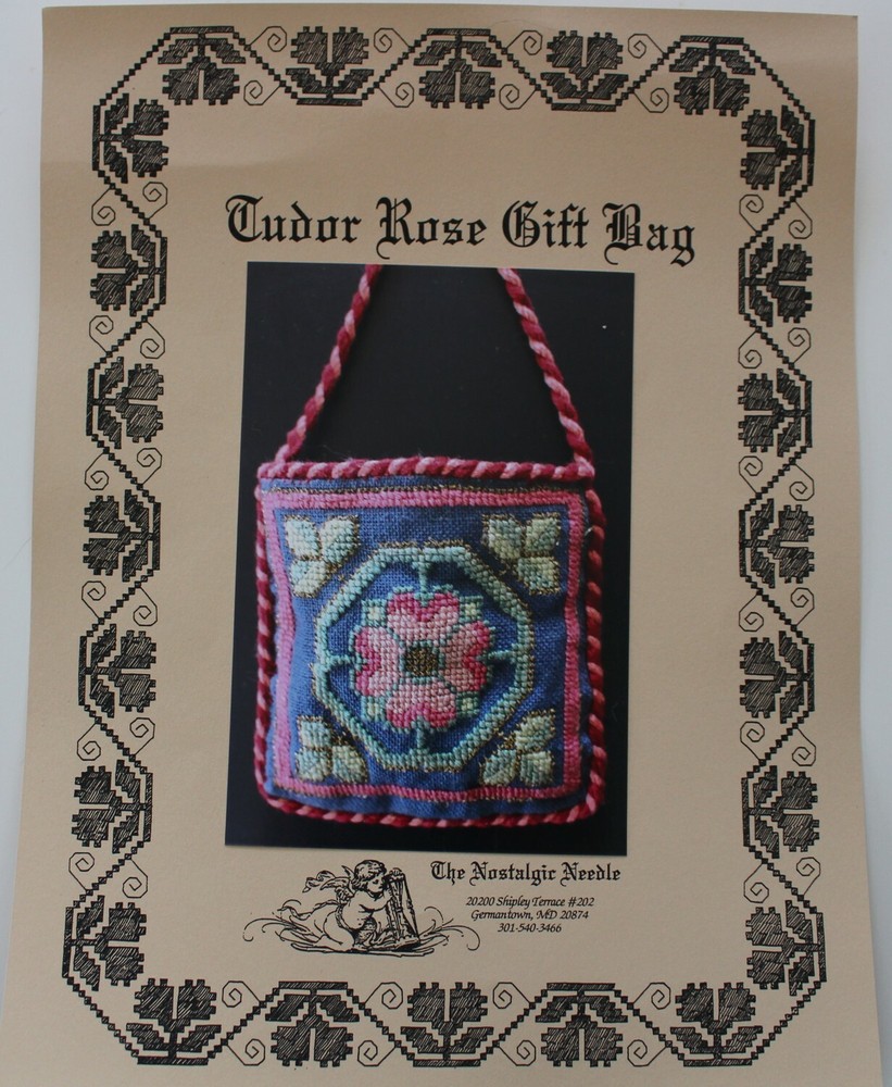 Tudor Rose Gift Bag - by Nostalgic Needle