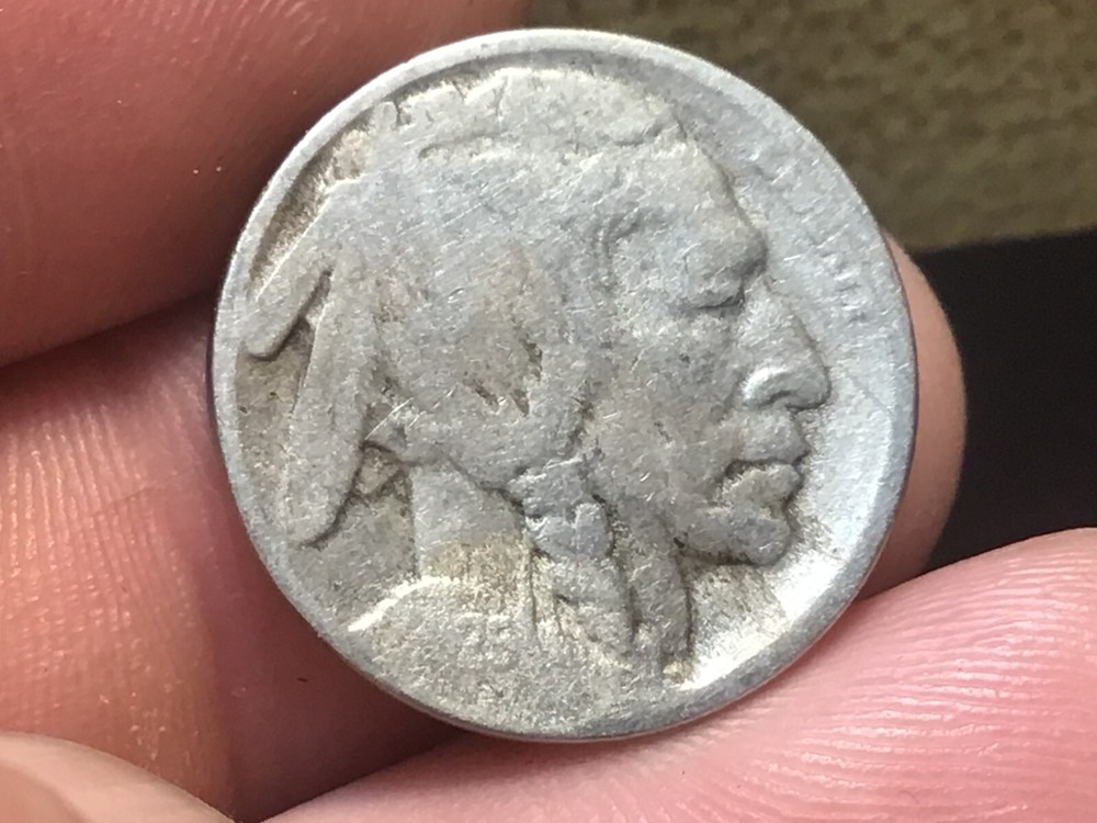 1925-D Buffalo Nickel, Restored Date, 1 Coin