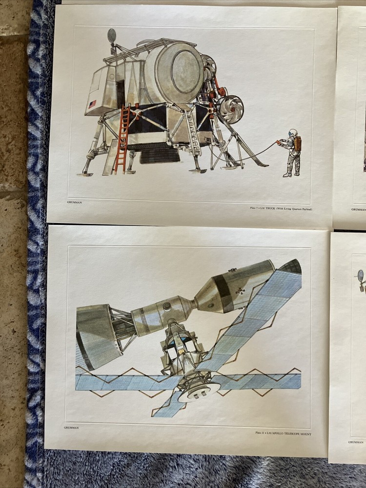 Grumman Apollo Program Lunar Module Derivatives:Future Space Missions-12 Of 13