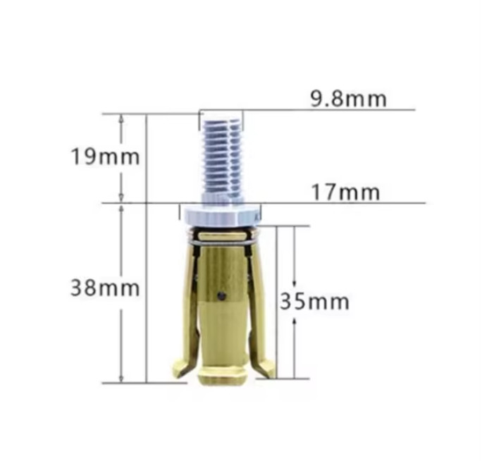 BT30 BT40 45° External/internnal Threaded , 4 Petal Pull Spindle Claw Clamp Claw