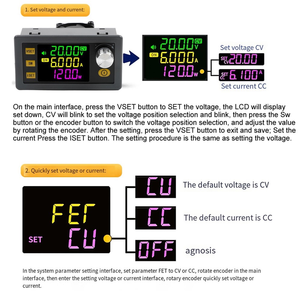 Step Up Step Down CNC DCDC Converter Suitable for Various Applications