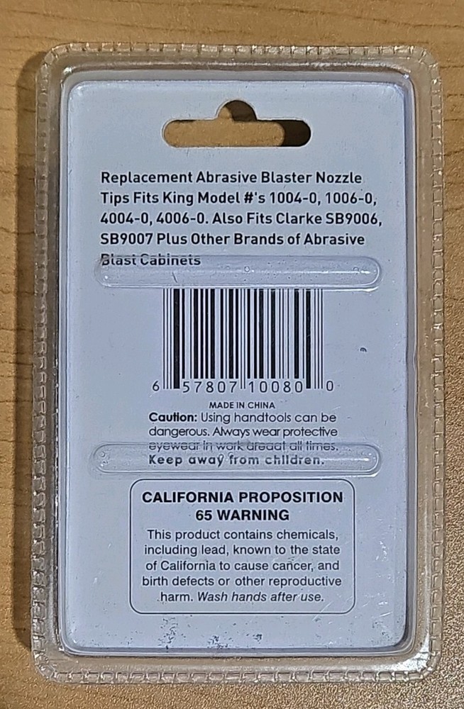 King 1008-023 Ceramic Nozzle Tips **NEW**
