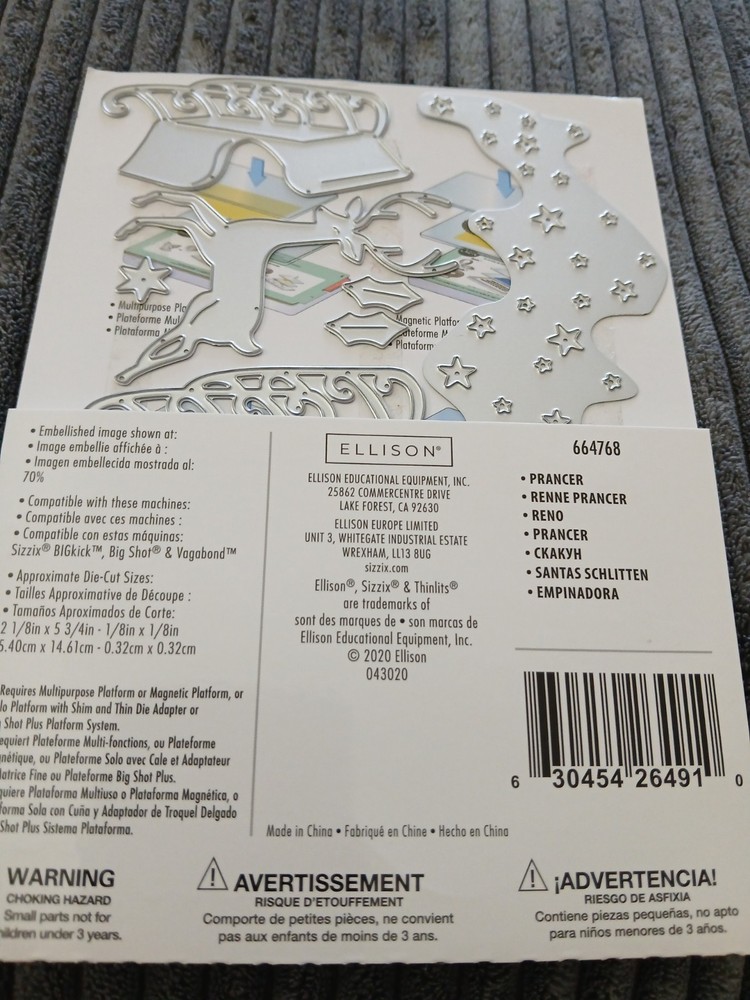 Sizzix Prancer Die Set New