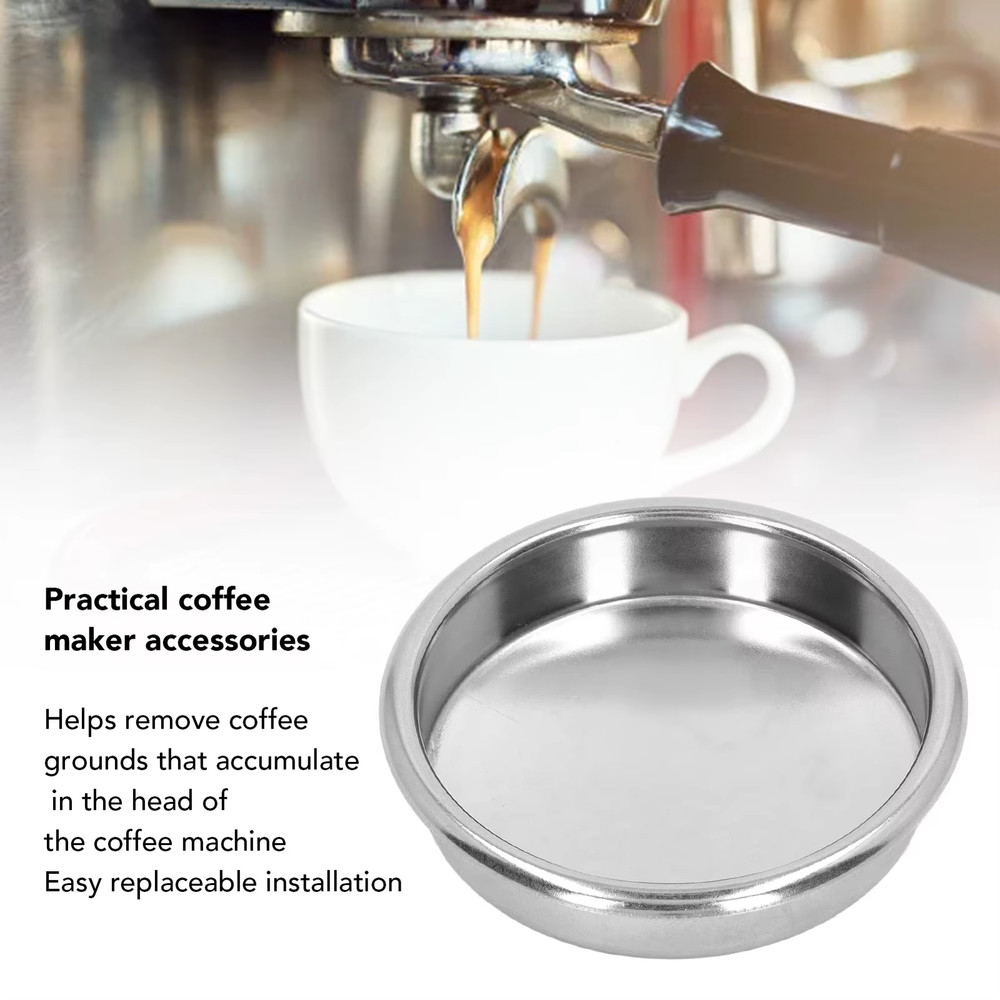 58Mm Coffee Machine Backflush Insert Basket Blind Filter Coffee Maker Backwash C