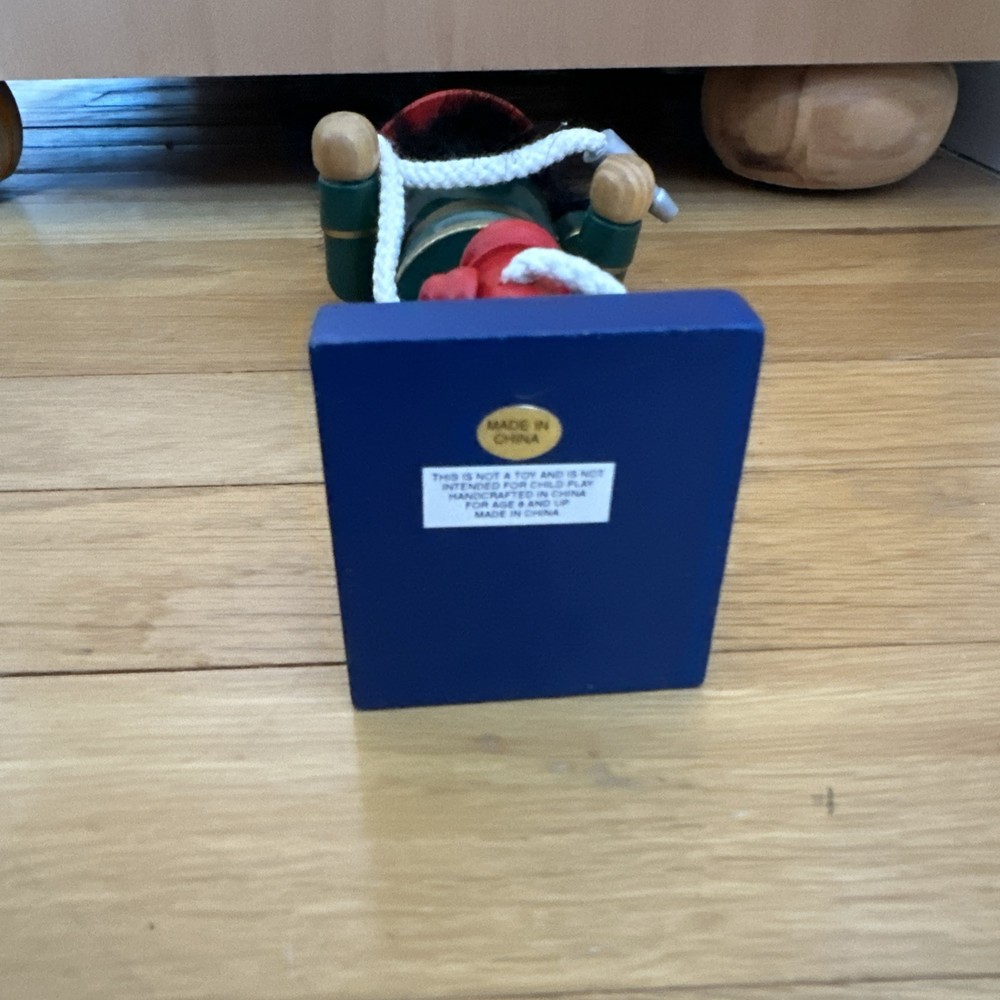 Fireman Nutcracker 10" Tall with Fire Hydrant and Fire Hose