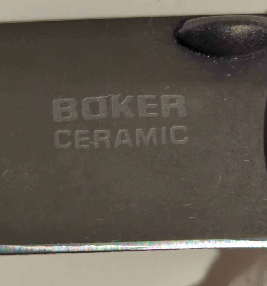 Boker Infinity Ceramic Drop Point Blade With Clip A1-Grade