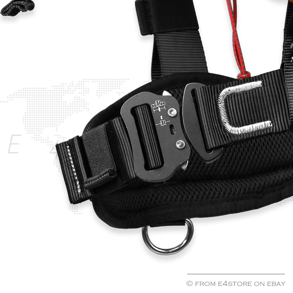 Tree Climbing Saddle Arborist Sit Harness S Black