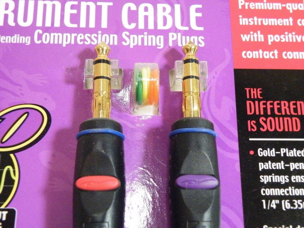 Planet Waves 1 foot Instrument Cable -NEW