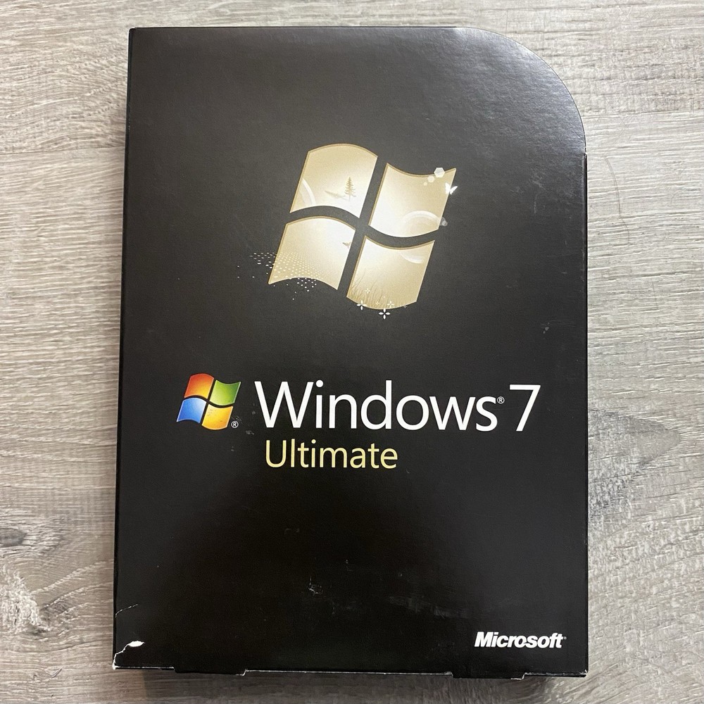 Microsoft Windows 7 Ultimate 64 Bit Only DVD MS WIN Full Retail Box Vers. 🔥🔥🔥