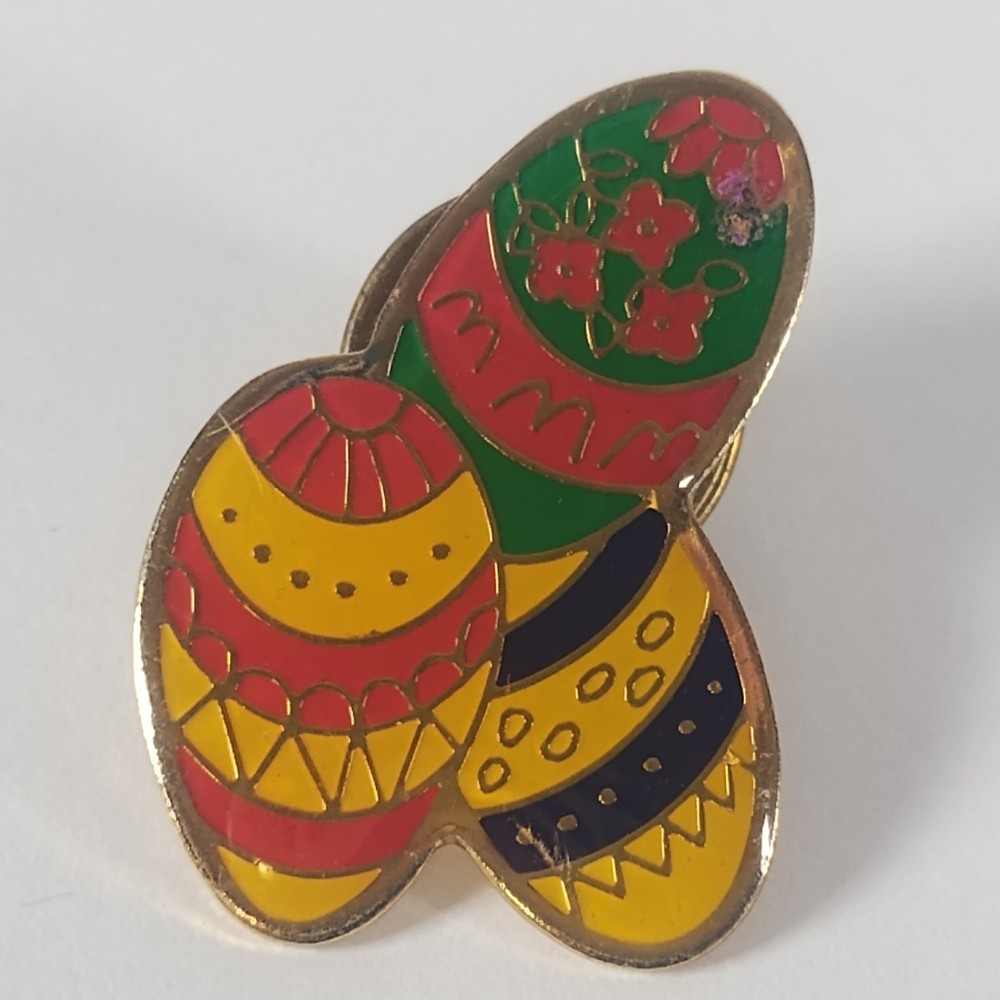 McDonalds Pin Easter Eggs Employee Crew Member Hat Lapel Pin
