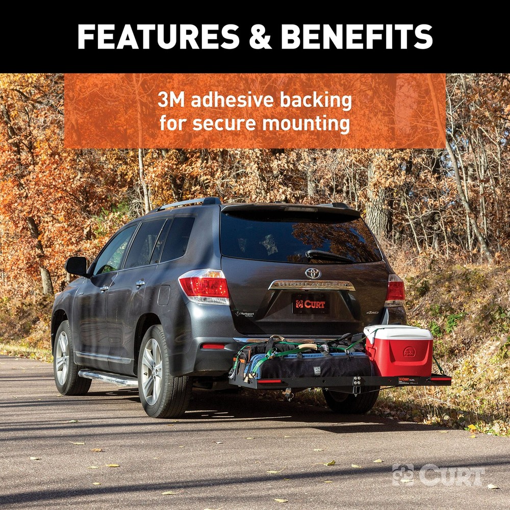 CURT 53201 LED Light Strip Hitch Cargo 2-Pack