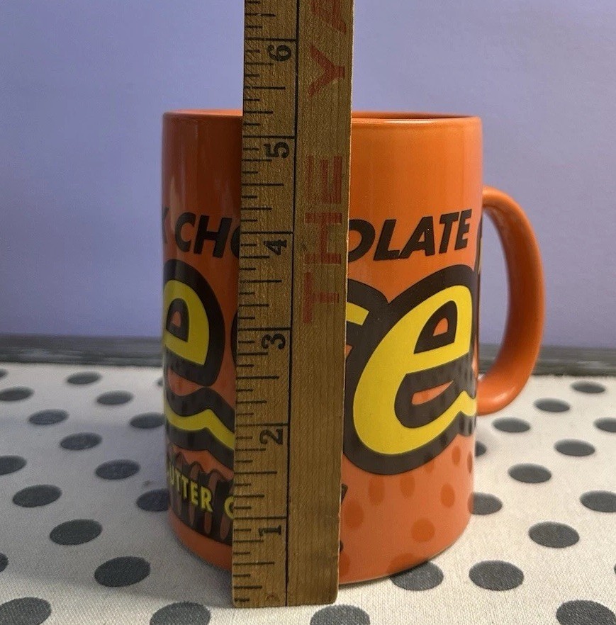 Hershey’s Reese’s Peanut Butter Cup Mug 24 Ounce Ceramic Cup EUC Coffee Candy
