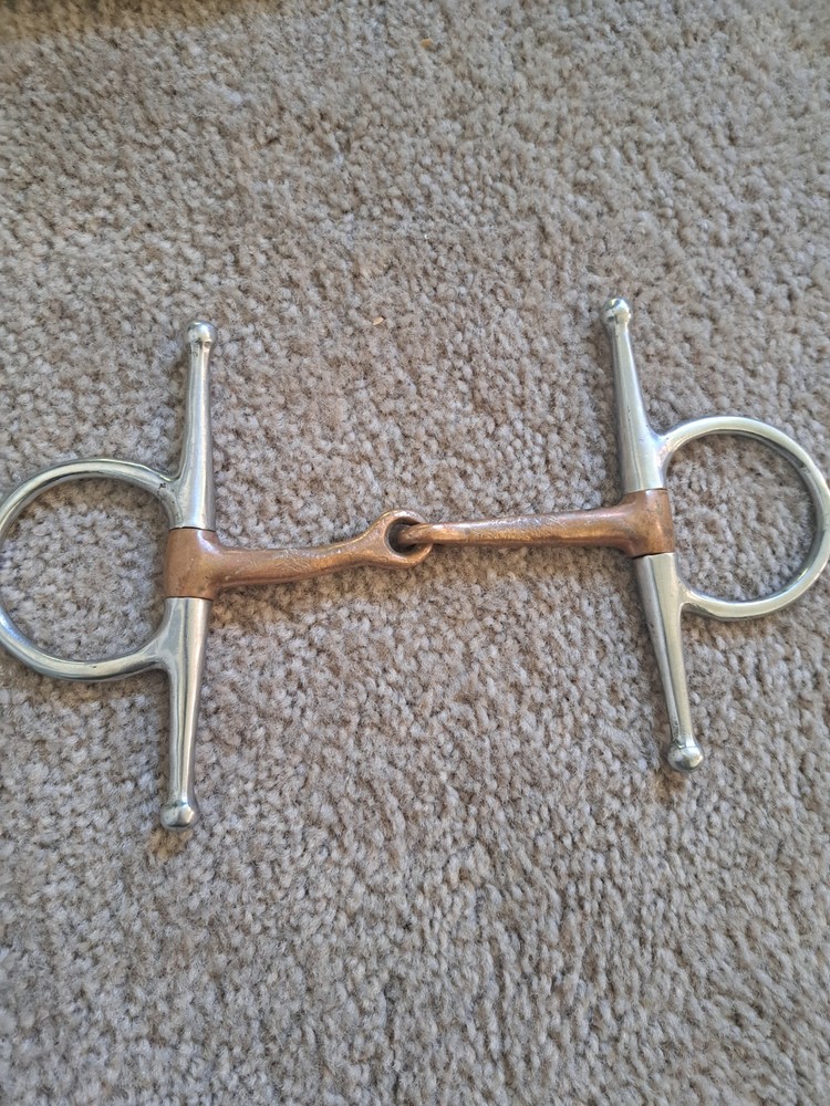 Copper Full Cheek Snaffle Bit "5" Used