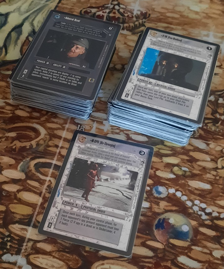 Decipher Star Wars CCG Hoth Limited BB Complete Set! w/ Rules & Corrected R3PO