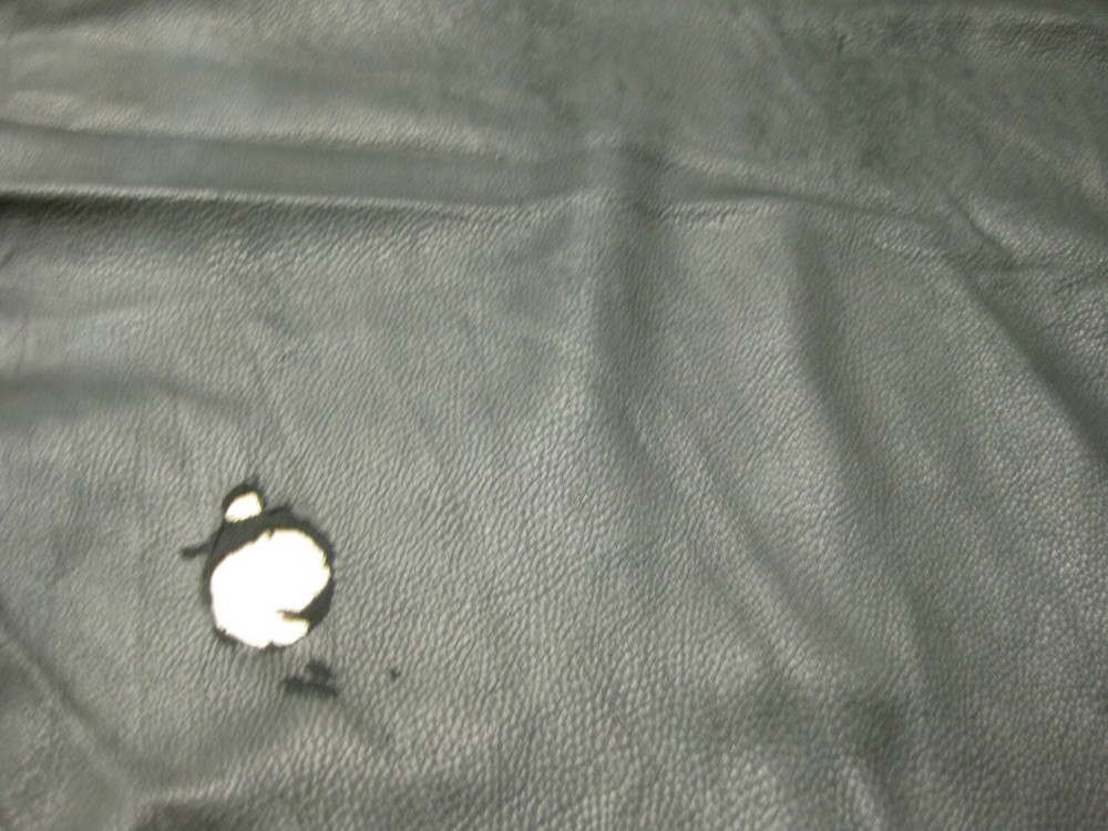Top Grain Black Deer Leather # 0009052 ROW 75