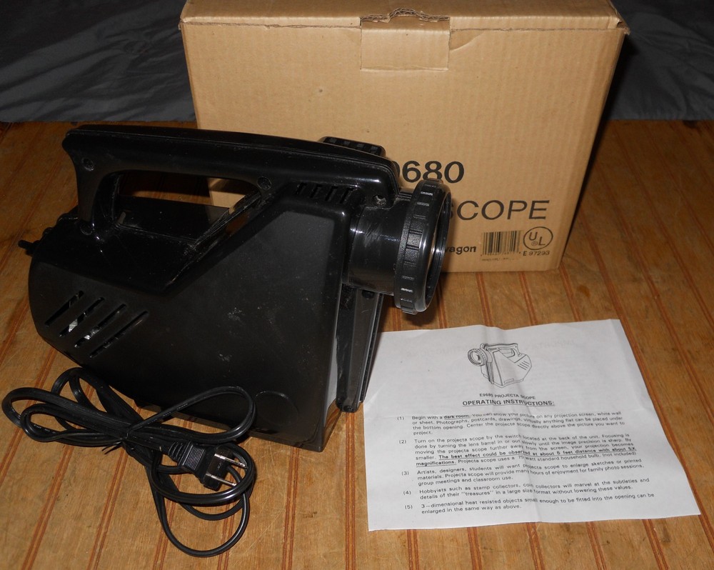 Scope E-9680 Projector w/Original Box  by Bandwagon Tracing Projector