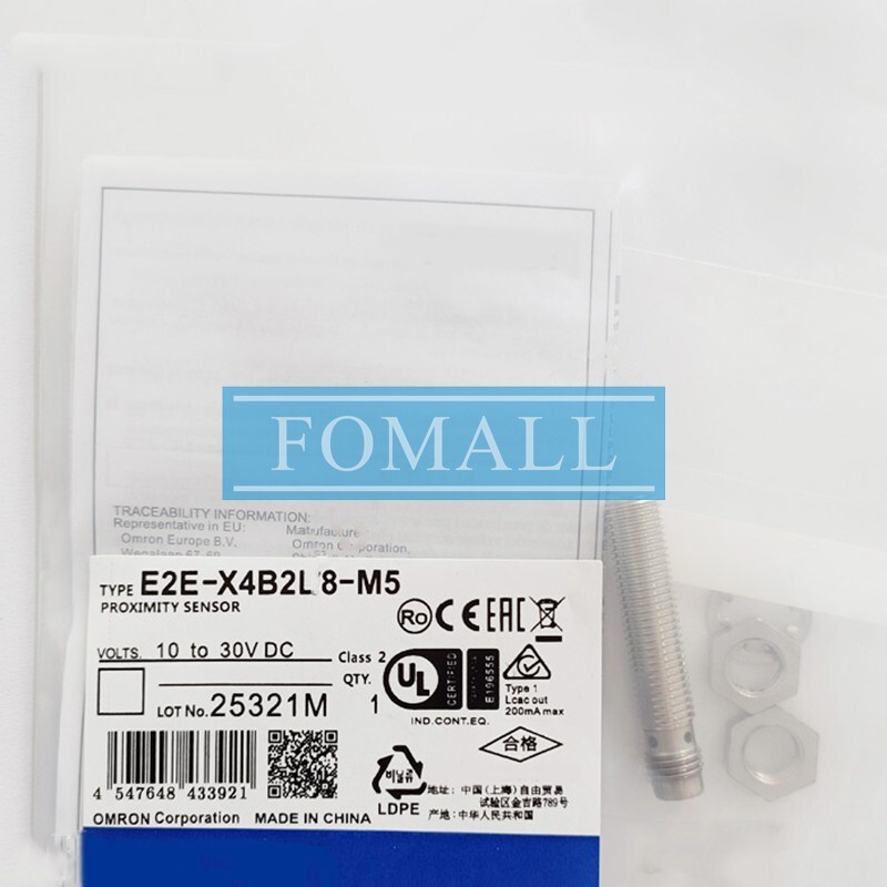 1pc New Proximity Switch Sensor E2E-X4B2L8-M5
