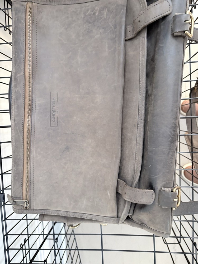 Soft Leather Briefcase From Kenya