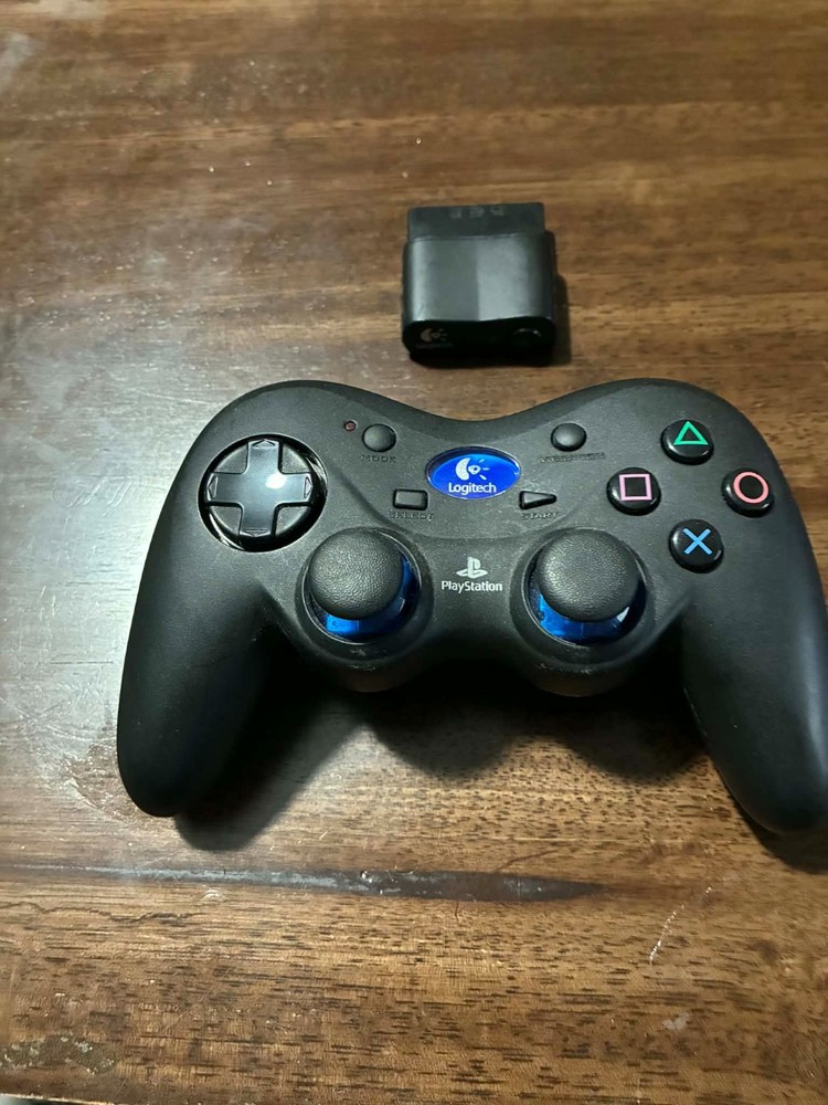 Logitech PS2 Wireless Cordless Action Controller Dongle Tested Working