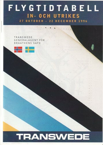 Transwede timetable 1996/10/27