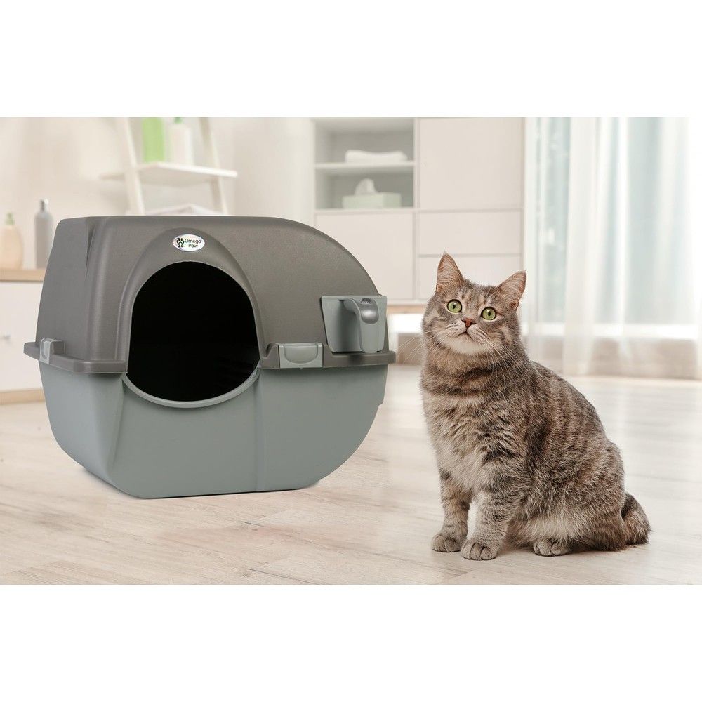 NRA15 Self Cleaning Litter Box Regular Size,Grey