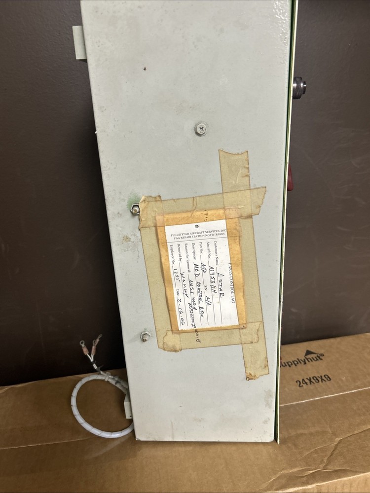 Vintage Lockheed C-130 Control Panel For Cargo Bay