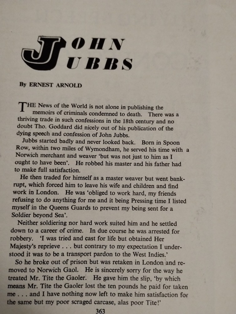 M2d Ephemera 1951 Article John Jubbs