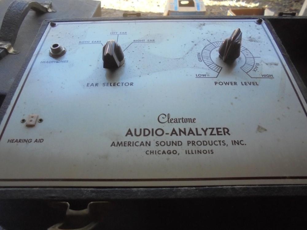 cleartone Audio  Hearing  Analyzer Case AS IS UNTESTED See details