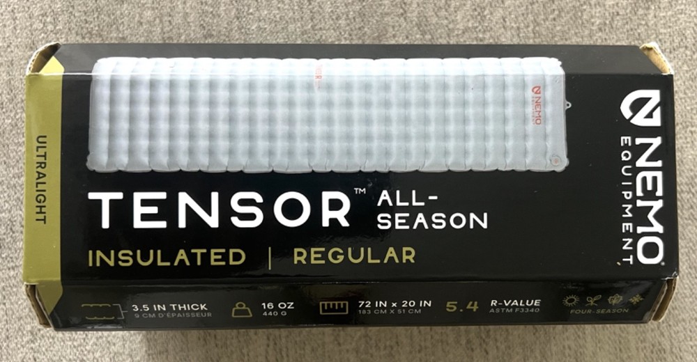 NEMO Tensor All-Season Ultralight Insulated Sleeping Pad Regular