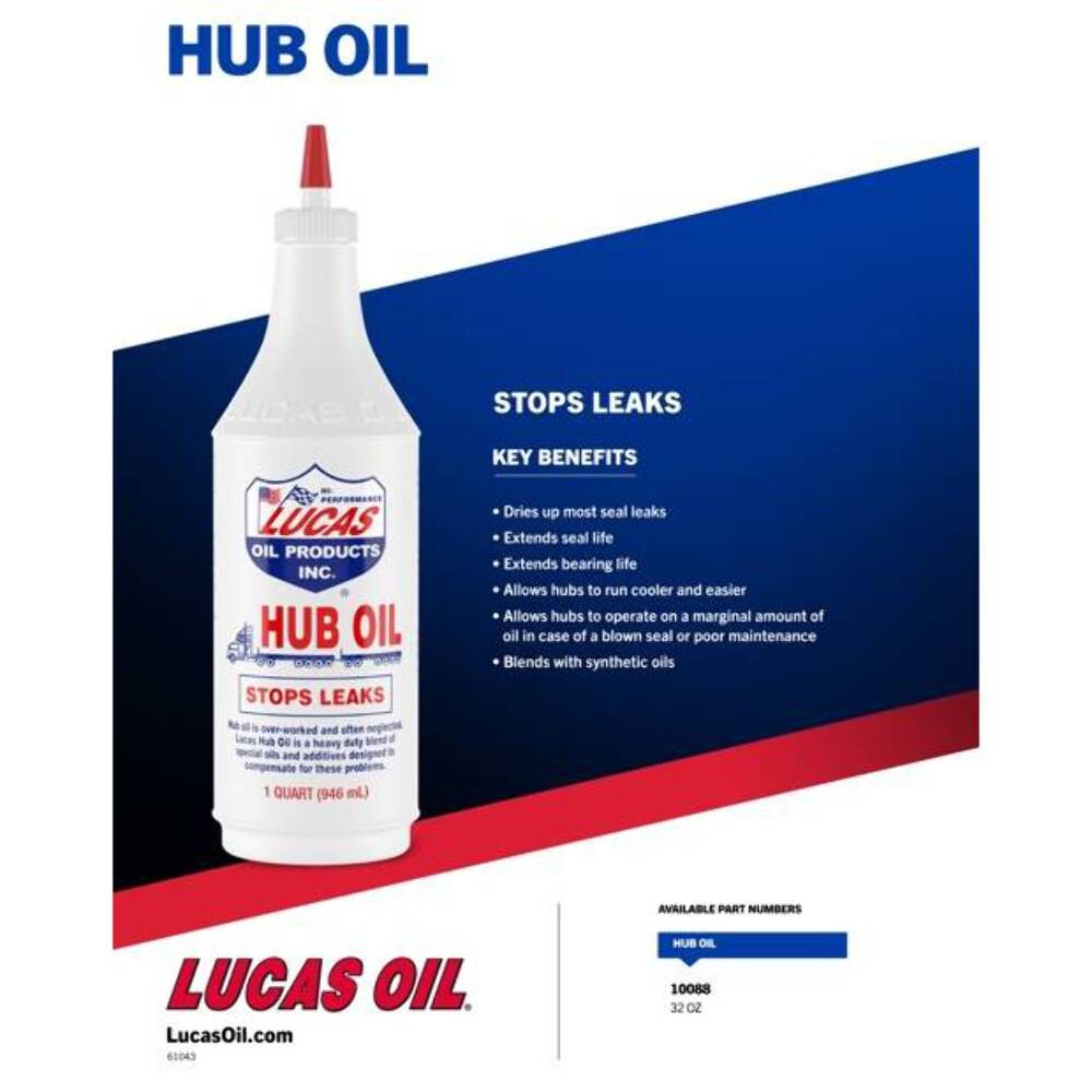 LUCAS Hub Oil Stop Leaks