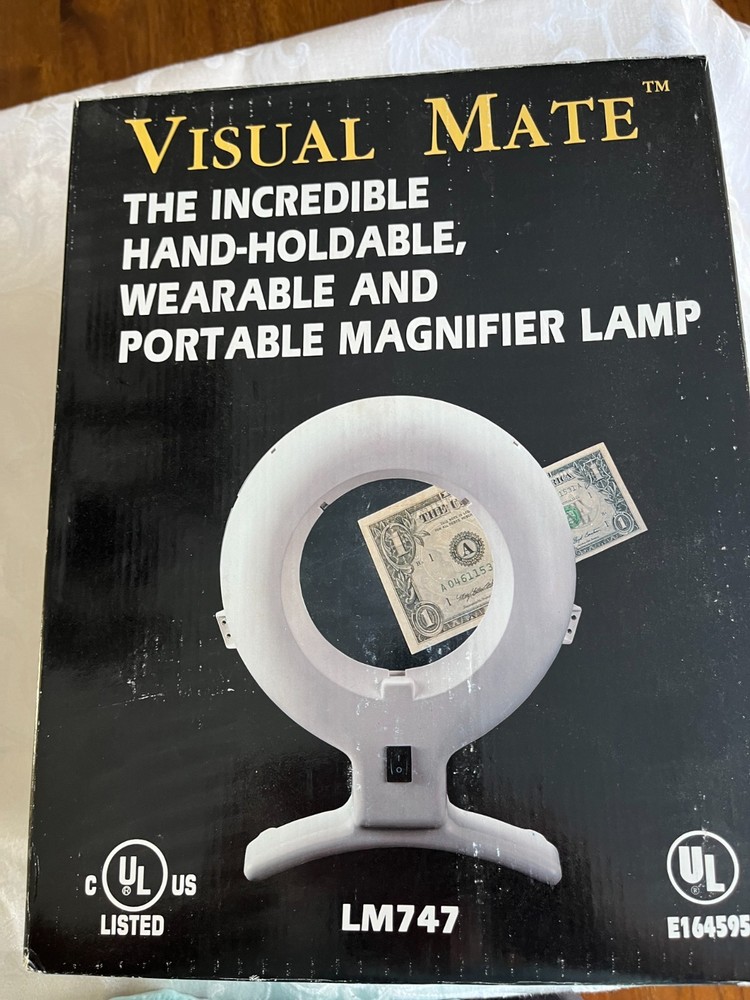 Visual Mate Wearable Portable Illuminated Magnifier Lamp Tested