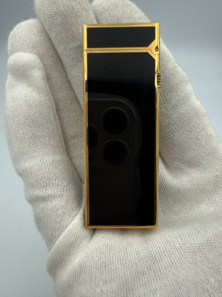 Mint Working Dunhill Gas Lighter Black with box