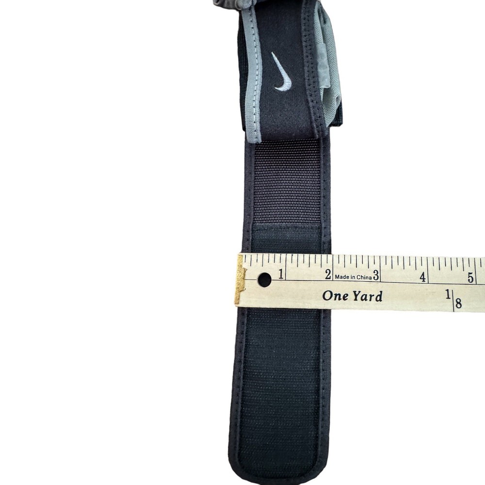 Vintage Nike Hydration Belt Water Bottle Pocket Zip Pocket Hook Loop Adjustable
