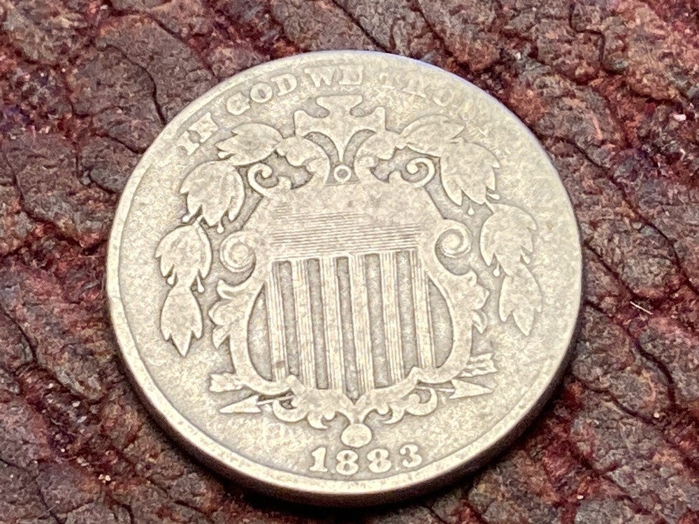 1883/2 SHEILD NICKEL