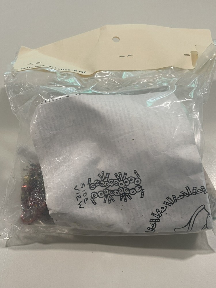 Cracker Box Ornament Kit “Under The Mistletoe” Sealed In Packaging