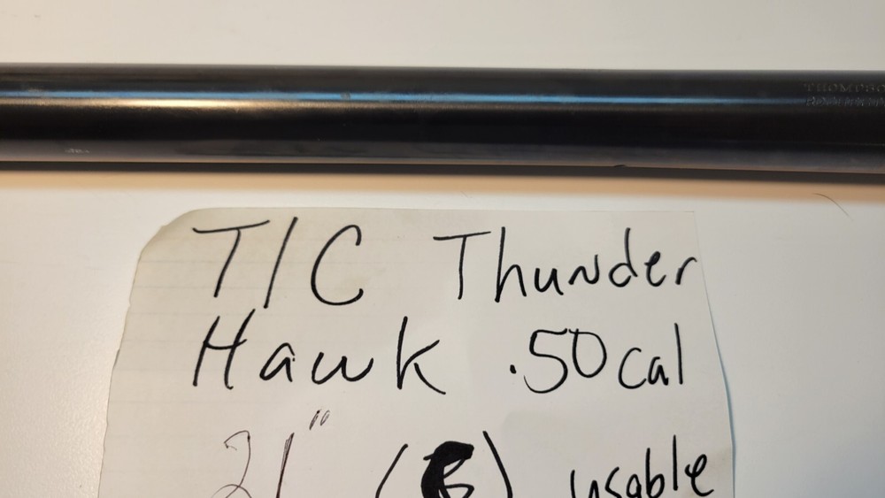 Thompson Center Thunder Hawk Inline Muzzleloader Barrel With No Breech (C)