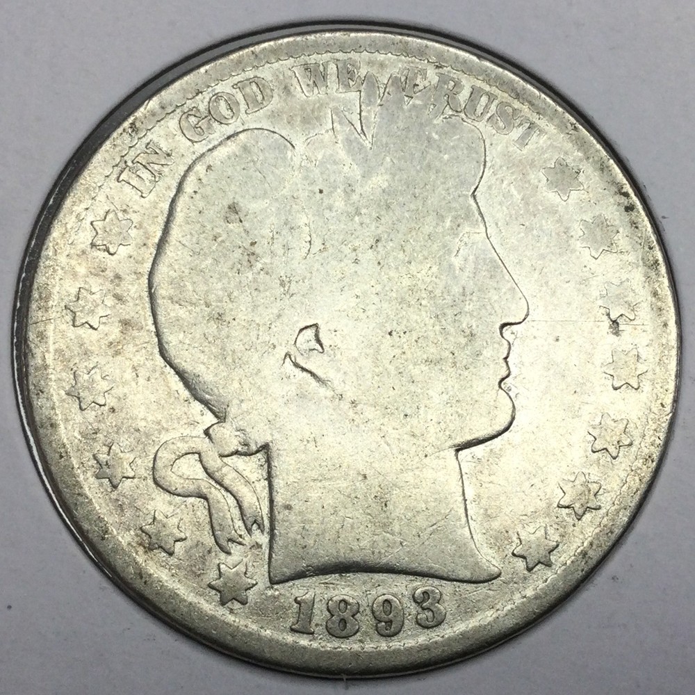 1893 Barber Half Dollar